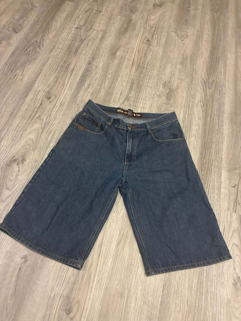 5ive Jungle Co. Denim Shorts Blue Baggy Y2K Jorts